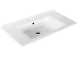 Aqualine ZUNO 75 keramické umyvadlo nábytkové 75x45cm, bílá 9075