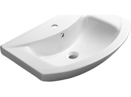 Aqualine ZERO keramické umyvadlo nábytkové 65x46cm, bílá 6065