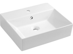 Isvea SISTEMA keramické umyvadlo 50x42cm, bílá 10SF50051