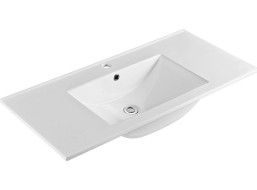 Sapho SLIM keramické umyvadlo, nábytkové, 100x46cm, bílá 1601-100