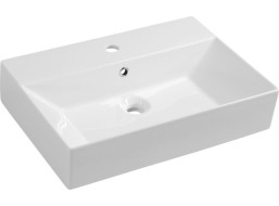 Isvea SISTEMA keramické umyvadlo 60x42cm, bílá 10SF50060