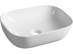 Aqualine Keramické umyvadlo na desku 46x34 cm, bílá 46341