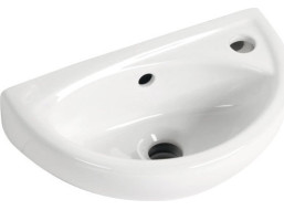 CREAVIT OVAL keramické umývátko 39x23cm, bílá TP040