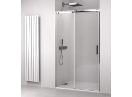 Polysan THRON LINE SQUARE sprchové dveře 1100 mm, hranaté pojezdy, čiré sklo TL5011-5002