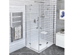 Polysan FORTIS LINE obdélníkový sprchový kout 800x1000 mm, rohový vstup FL1080LFL1010R
