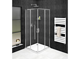Gelco SIGMA SIMPLY čtvercový sprchový kout 1000x1000 mm, rohový vstup, čiré sklo GS2110GS2110