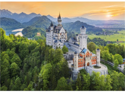 DINO Puzzle Jarní Neuschwanstein 1000 dílků