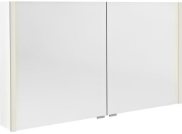 Sapho ALIX galerka s LED osvětlením, 2x dvířka, 126x70x17, 5cm, bílá AX126-0030