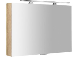 Sapho MIRRÓ galerka s LED osvětlením, 100x70x16cm, dub alabama MC100-0022