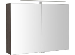 Sapho RIWA galerka s LED osvětlením, 81x70x17cm, borovice rustik RIW080-0016