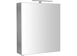 Sapho RIWA galerka s LED osvětlením, 60x70x17cm, dub stříbrný RIW060-0011