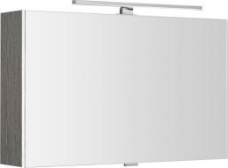 Sapho CLOE galerka s LED osvětlením 80x50x18cm, dub stříbrný CE080-0011