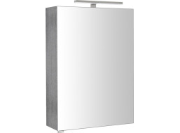 Sapho RIWA galerka s LED osvětlením, 50x70x17cm, dub stříbrný RIW050-0011