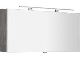 Sapho CLOE galerka s LED osvětlením 120x50x18cm, dub stříbrný CE120-0011