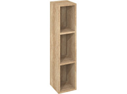 Sapho ESPACE otevřená policová skříňka 20x94x22cm, dub alabama ESC130-2222