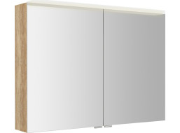 Sapho LINEX galerka s LED osvětlením, 100x70x15cm, dub alabama LX100-0022