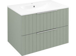 Sapho CIRASA umyvadlová skříňka 69, 8x52x46cm, verde strip CR701-4444S