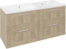 Sapho AMIA dvojumyvadlová skříňka 119x60x45cm, dub Texas AM120-2020