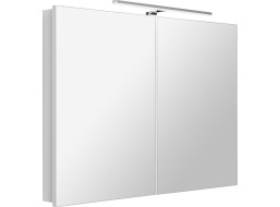 Sapho GRETA galerka s LED osvětlením, 101x70x14cm, bílá mat GR100-0031