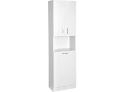 Aqualine SIMPLEX ECO vysoká skříňka s košem 50x180x30cm SIME510