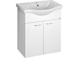 Aqualine KERAMIA FRESH umyvadlová skříňka 60, 6x74x34 cm, bílá 50063A