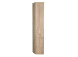 Aqualine ZOJA/KERAMIA FRESH skříňka vysoká s košem 35x184x29cm, dub platin 51232