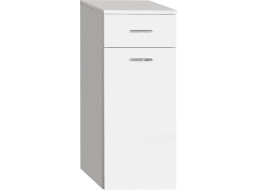 Aqualine ZOJA/KERAMIA FRESH skříňka spodní s košem 35x78x29cm, bílá 50261