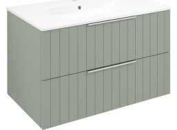 Sapho CIRASA umyvadlová skříňka 79, 8x52x46cm, verde strip CR801-4444S