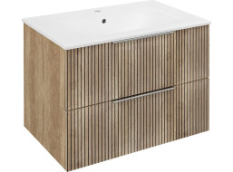 Sapho CIRASA umyvadlová skříňka 69, 8x52x46cm, dub Alabama strip CR701-2322