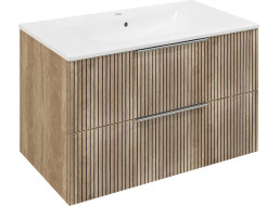 Sapho CIRASA umyvadlová skříňka 79, 8x52x46cm, dub alabama strip CR801-2322