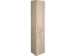 Aqualine ZOJA/KERAMIA FRESH skříňka vysoká 35x184x29cm, dub platin 51222