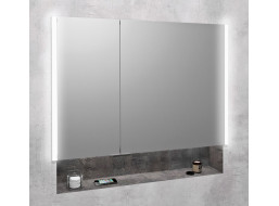 Sapho INTEGRA zápustná galerka s LED osvětlením, 85x70cm IN085