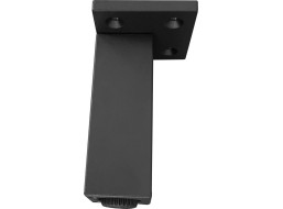 Aqualine Výškově stavitelná nožička výška 100-110mm, černá mat 0776R-B