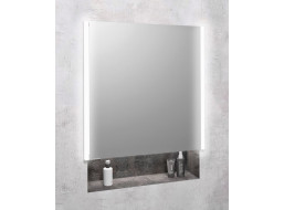 Sapho INTEGRA zápustná galerka s LED osvětlením, 65x70cm, levá/pravá IN065