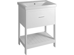 Aqualine ETIDE umyvadlová skříňka 61, 5x85x44 cm, bílá mat ET615