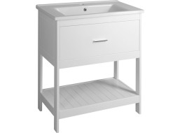 Aqualine ETIDE umyvadlová skříňka 71, 5x85x44 cm, bílá mat ET725