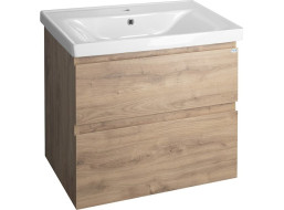 Aqualine ALTAIR umyvadlová skříňka 67x60x45cm, dub emporio AI370