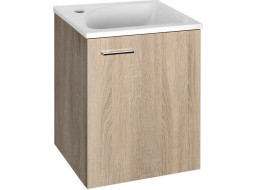 Aqualine ZOJA/KERAMIA FRESH umyvadlová skříňka 40x50x32cm, dub platin 51048DP