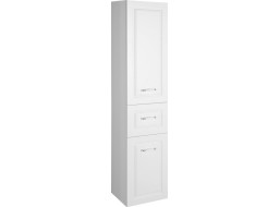 Aqualine FAVOLO vysoká skříňka košem 40x184x31cm, bílá mat FV180