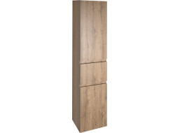 Aqualine ALTAIR vysoká skříňka s košem 40x184x31cm, pravá, dub emporio AI485R