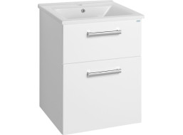 Aqualine VEGA umyvadlová skříňka 51, 5x72, 6x43, 6cm, 2x zásuvka, bílá VG053
