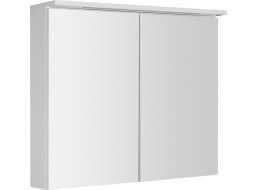 Aqualine KAWA STRIP galerka s LED osvětlením 80x70x22cm, bílá WGL80S