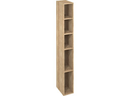 Sapho ESPACE otevřená policová skříňka 20x172x32cm, dub alabama ESC100-2222