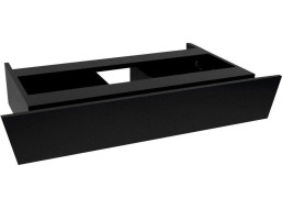 Sapho TWIGA PLUS umyvadlová zásuvka 88, 5x17x43, 5cm, černá mat VC460-3535