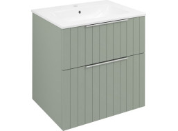 Sapho CIRASA umyvadlová skříňka 59, 2x64x46cm, verde strip CR601-4444S