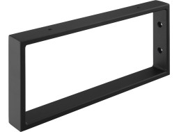 Sapho Podpěrná konzole 350x150x40mm, lakovaná ocel, černá mat, 1 ks 30365