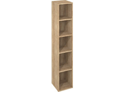 Sapho ESPACE otevřená policová skříňka 30x172x32cm, dub alabama ESC160-2222