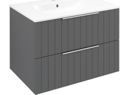 Sapho CIRASA umyvadlová skříňka 69, 8x52x46cm, carina strip CR701-4141S