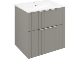 Sapho CIRASA umyvadlová skříňka 59, 2x64x46cm, agila strip CR601-4343S