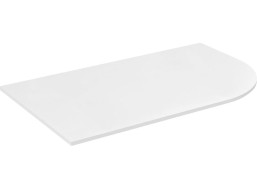 Sapho PULSE deska Rockstone 755x12x455mm, levá, bílá mat BM750-0101